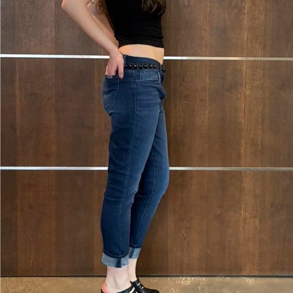Joe's Jeans Dark Blue Ankle & Cropped Women's Jeans - Picture 2 of 7